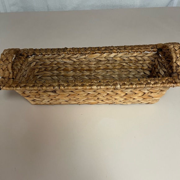 Woven Rectangular Basket - Picture 2 of 11